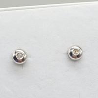 COD.1158.25 ORECCHINI ORO BIANCO 18K 750