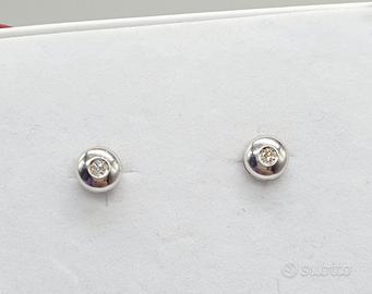 COD.1158.25 ORECCHINI ORO BIANCO 18K 750