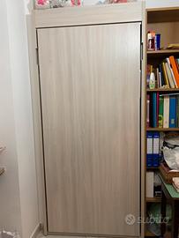 Letto singolo a libro