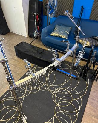 Rack Pearl DR-511C con aste piatto e porta-tom