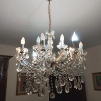 Lampadario gocce cristallo