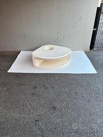 Angoliera con portavaso e portariviste | Anni '70