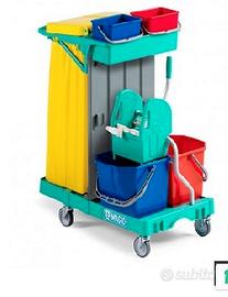 carrello per pulizie