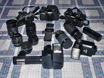 Corredo fotografico Minolta analogico