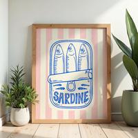 Poster scatola di Sardine