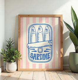 Poster scatola di Sardine