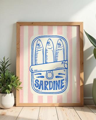 Poster scatola di Sardine
