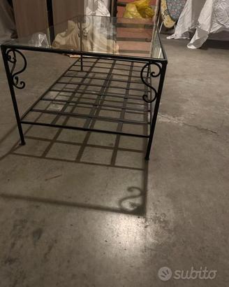 tavolo  in  ferro  battuto  