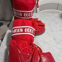 moon boot originali n'31-34 rossi