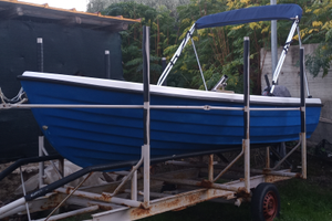 Barca zirca/zirka 4,50 m + motore Yamaha 15 cavall