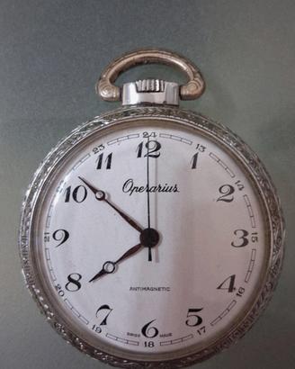 Orologio da taschino Vintage OPERARIUS – Swiss Mad