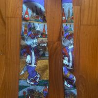 Cravatta vintage Tom & Jerry 100% seta
