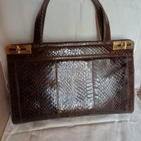 borsa vintage pitone