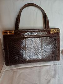 borsa vintage pitone