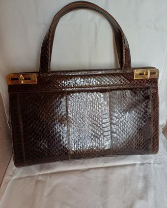 borsa vintage pitone