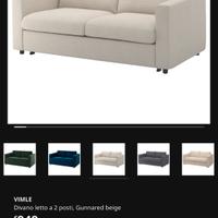 IKEA Vimle Divani Letto a 2 posti