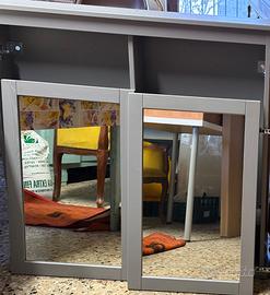 HEMNES mobile bagno con specchio