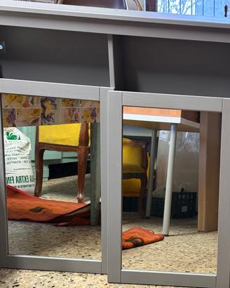 HEMNES mobile bagno con specchio