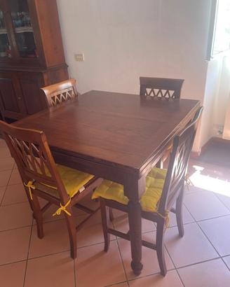 Tavolo stile arte povera