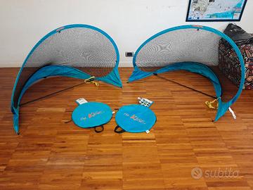 coppia di porte da calcio portatili