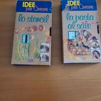 Due VHS della collana Idee per Creare della Fabbri