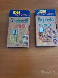 Due VHS della collana Idee per Creare della Fabbri