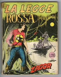 Zagor scritta rossa n. 9 - la legge rossa