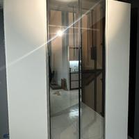 Armadio 4 ante cm.193 laccato+vetro stop sol h.253