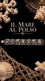 Vintage amarcord bracciale placcato argento Marino