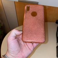 1CoverRosaTrasparenteConBrillantiniPerIphoneXSUsat