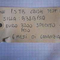 Motore bmw 1.5 tb tipo b38b15a km 0