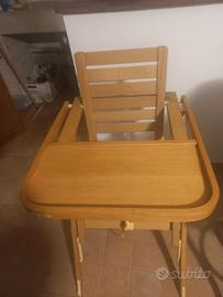 Seggiolone legno foppapedretti