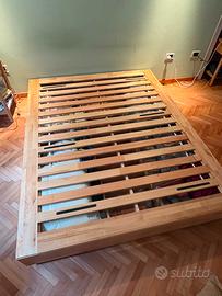 Struttura letto + materasso + topper