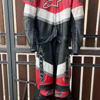 Tuta Moto Pelle AlpineStar TG 48
