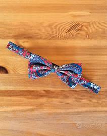 Papillon vintage in seta 100% made in Italy