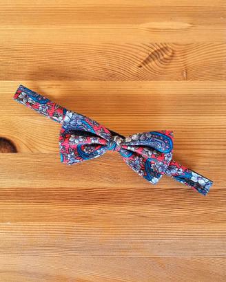 Papillon vintage in seta 100% made in Italy