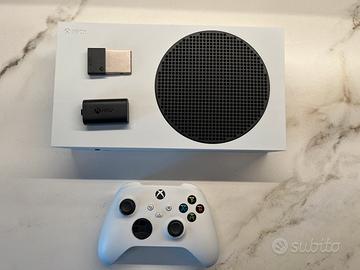 Xbox series S 512gb + controller white + batteria