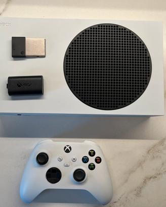 Xbox series S 512gb + controller white + batteria