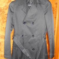 Giacca trench uomo nero taglia s