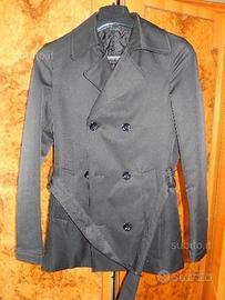 Giacca trench uomo nero taglia s