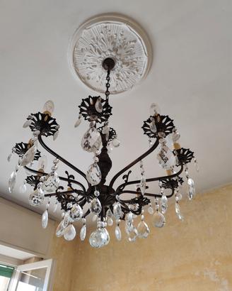lampadario a goccia, vintage 