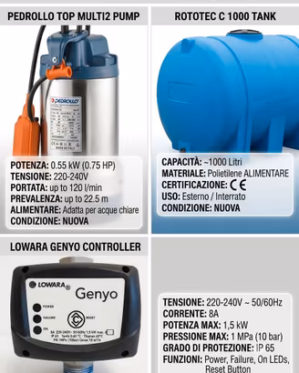 Kit Impianto Autoclave Completo - NUOVO