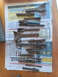 Attrezzi vari vintage per la lavorazione del legno