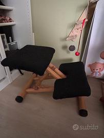 sedia posturale  Varier Balans Nera