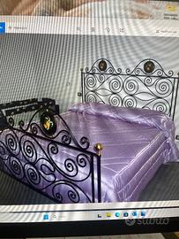 Letto in ferro battuto
