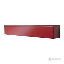 Pensile Ikea rosso laccato