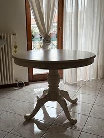 Tavolo rotondo allunganile