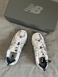 New Balance 530 White Silver Navy Taglia 36