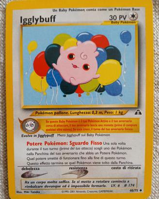 Carte Pokemon - Igglybuff 2001