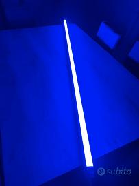 Led blu e porta neon